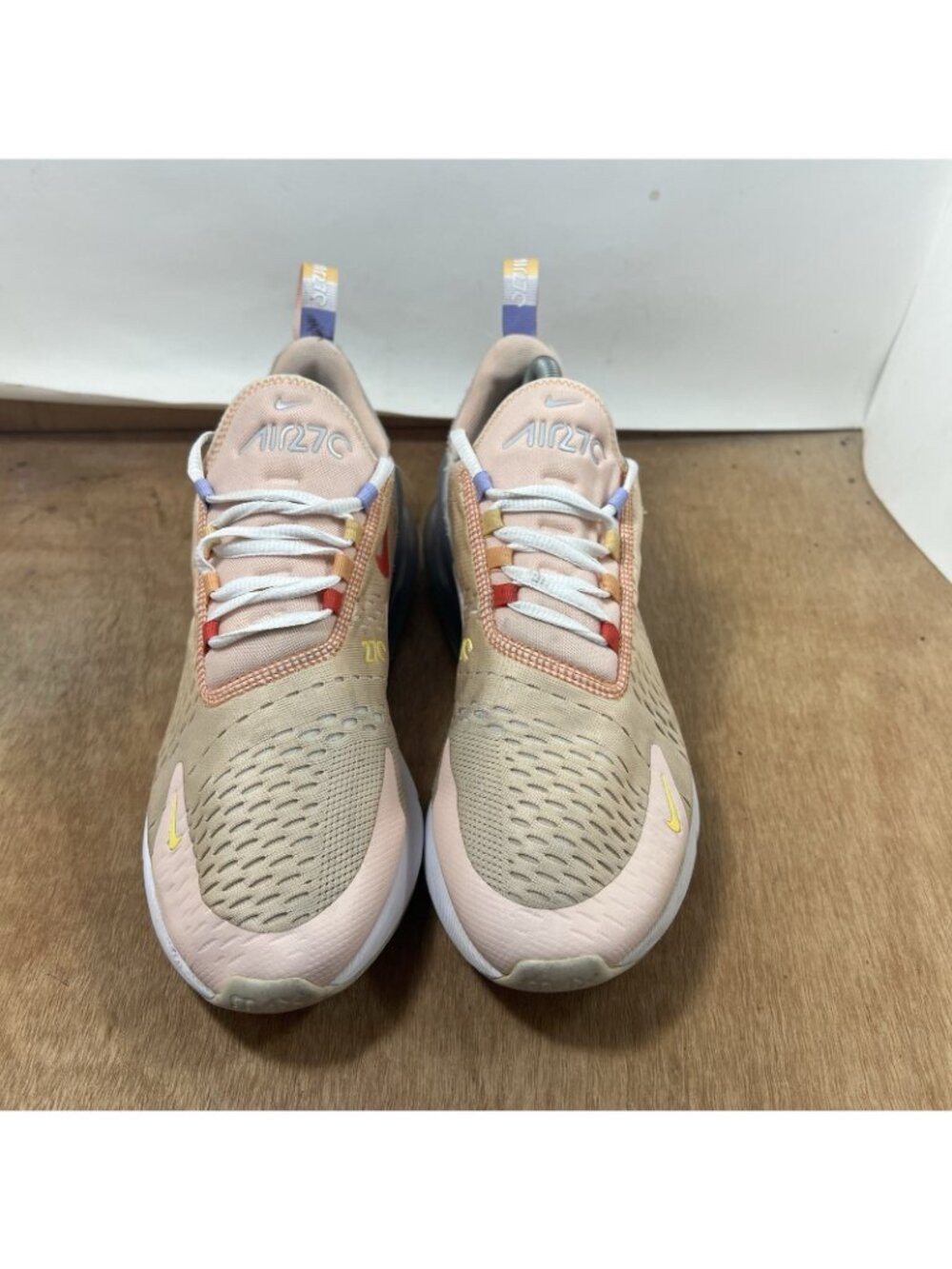 Nike Air Max 270 Washed Coral Track Red White CW5589 600 Women's Size 10.5 - Picture 2 of 9